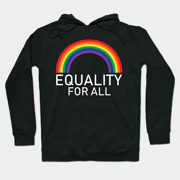 Equality For All LGBT Gay Pride Lesbian Hoodie by LotusTee